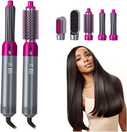 5-in-1 Hot Air Brush | Curl, Dry & Style