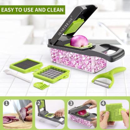 16-in-1 Vegetable Cutter & Slicer