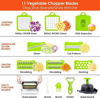 16-in-1 Vegetable Cutter & Slicer