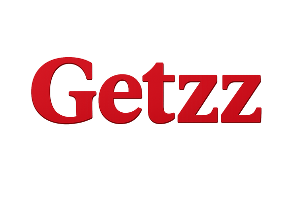Create a large, bold, and professional logo for a Shopify store named Getzz.

Text: Getzz

Color: Red, rich and vibrant

Font: Modern, strong, and elegant heading style

Add a soft border or subtle shadow around the text to make it pop on any background

Background: Transparent (no background)

Style: Clean, premium, and easily readable even when resized

The logo should look powerful and high-end in a Shopify store header"